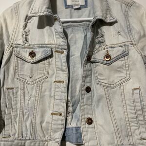 Vintage style Light Wash Denim Jacket